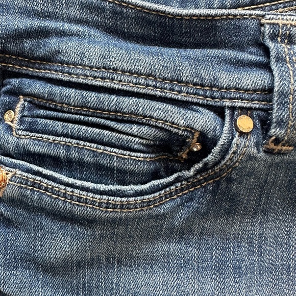 White House Black Market Blue Boot Leg Jeans 4s - Picture 3 of 6